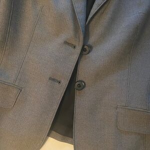 Women's lined Alfani Tailored Gray Blazer Suit Jacket 8P